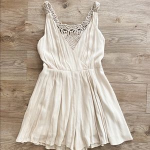 Cream Romper
